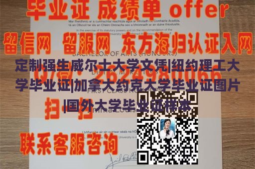 定制强生威尔士大学文凭|纽约理工大学毕业证|加拿大约克大学毕业证图片|国外大学毕业证样本