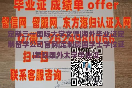 定制三一国际大学文凭|海外毕业证定制留学公司官网|定制德国学士学位证|复刻国外大学毕业证