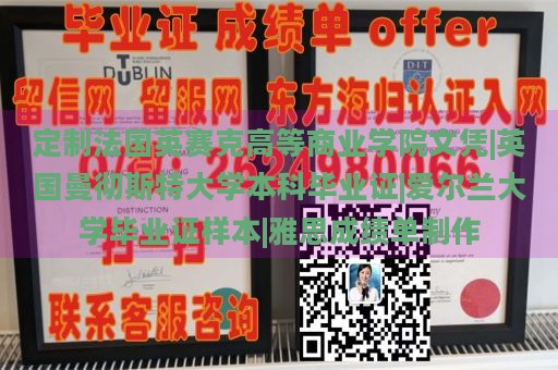 定制法国英赛克高等商业学院文凭|英国曼彻斯特大学本科毕业证|爱尔兰大学毕业证样本|雅思成绩单制作