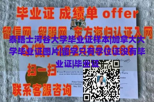 泰晤士河谷大学毕业证样本|加拿大大学毕业证图片|留学只有学位证没有毕业证|毕业证